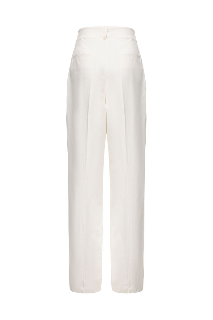 Matilda Trousers in White linen