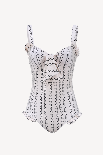 Maldives Swimsuit in Shell of the Ball