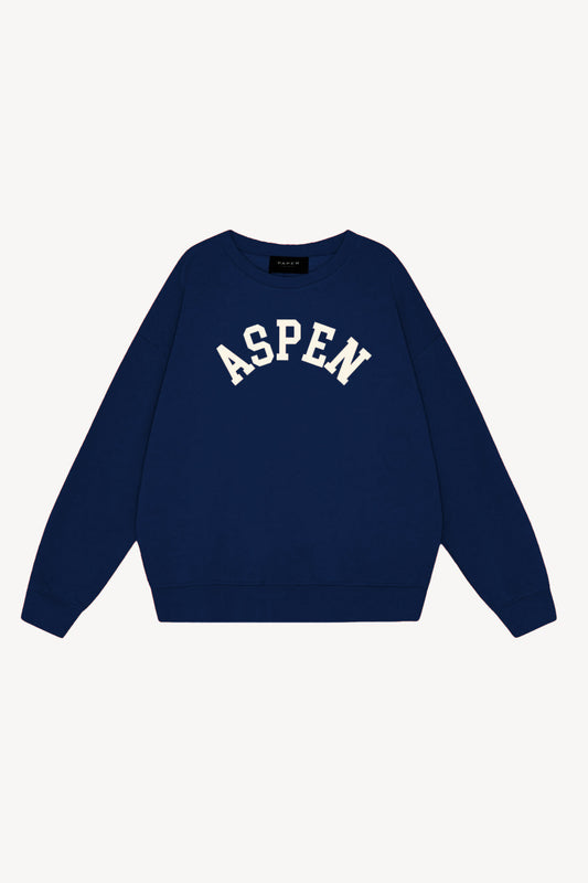 Navy Aspen Ski Club Sweatshirt