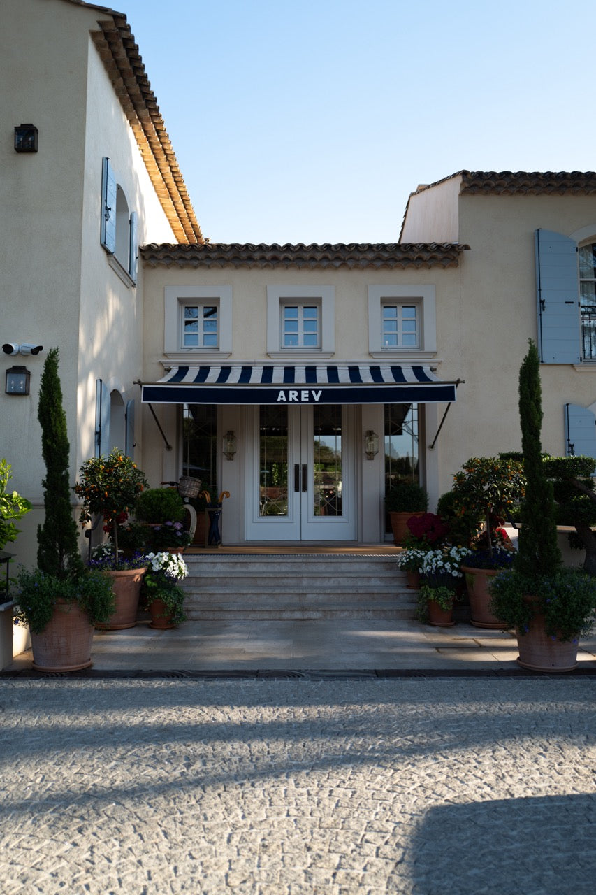 Shot of the front of the arev st tropez hotel